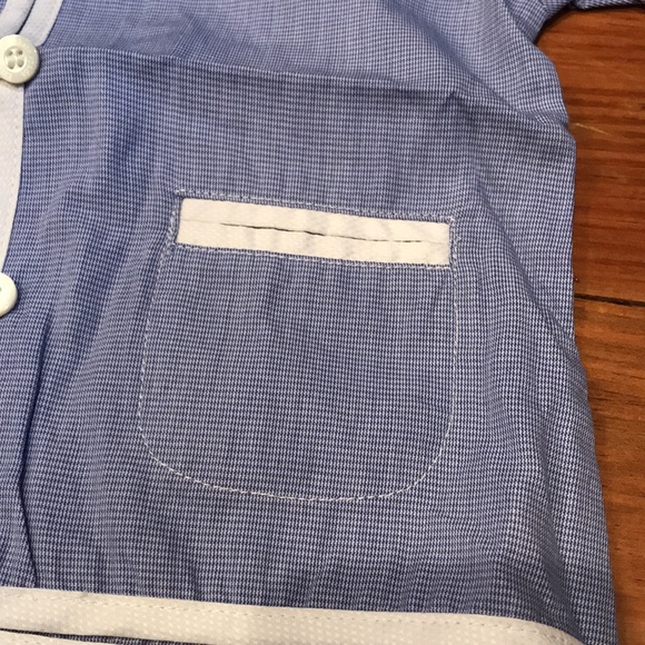 KATE SPADE Baby 3-6M Chambray Blue Jay Top - Picture 3 of 6